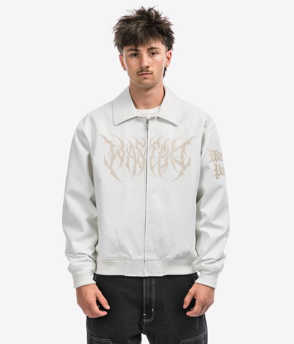 Wasted Paris Varsity Blitz Jacke (white)