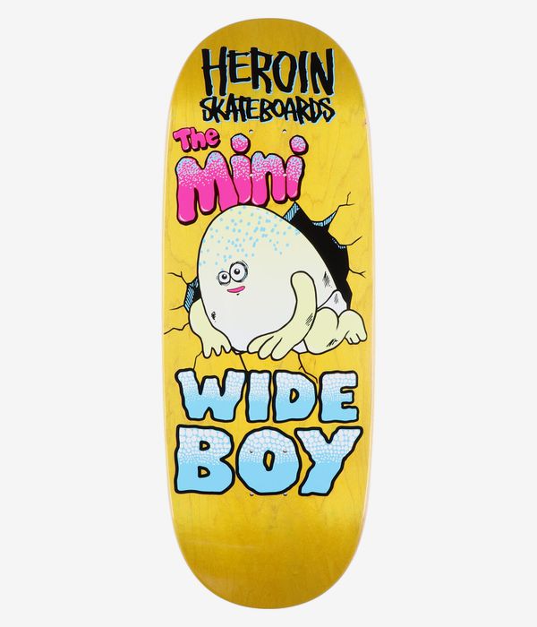 Heroin Skateboards Mini Wide Boy 10.5" Skateboard Deck (multi)