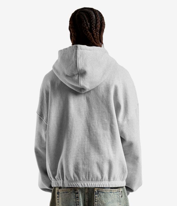 Wasted Paris Yard Boxy Zip-Hoodie (ash grey)