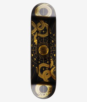 Santa Cruz McCoy Snakes VX Deck 8.25" Planche de skateboard (black gold foil)
