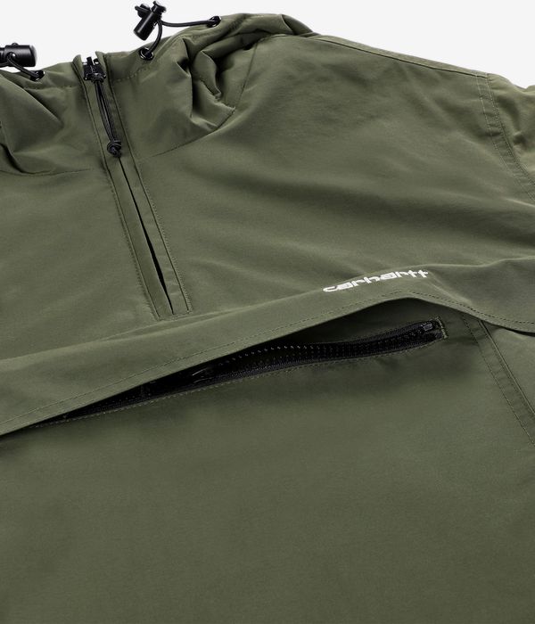 Carhartt WIP Windbreaker Pullover Supplex Jacket (office green white)