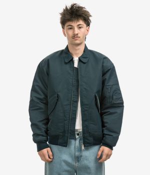 Carhartt WIP Olten Bomber Jacket (duck blue turmeric)