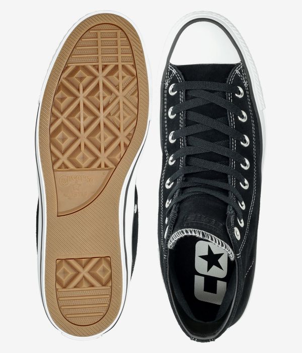 Shop Converse CONS Chuck Taylor High All Star Pro Shoes (black black white)  online | skatedeluxe