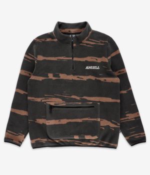 Anuell Kozor Fleece Half Zip Sweatshirt (coffee)
