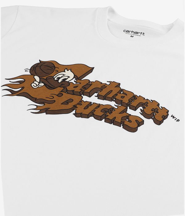 Carhartt WIP Flaming Ducks Organic T-Shirt (white)