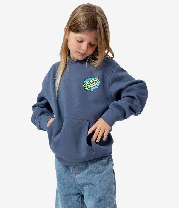 Santa Cruz Slime Dot Felpa Hoodie kids (heritage blue)