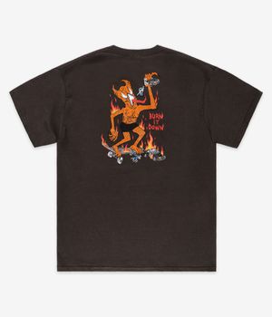 Thrasher Burn It Down T-shirt (dark chocolate)
