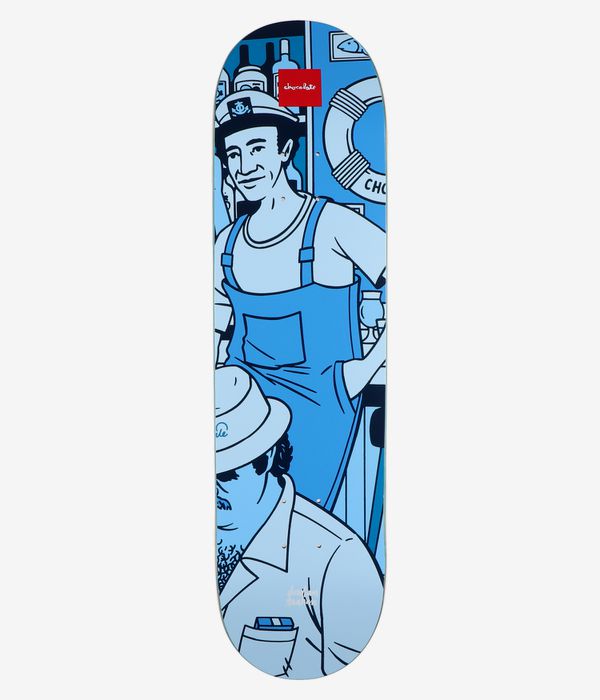 Chocolate Trahan Bar Series III 8.25" Skateboard Deck (blue)