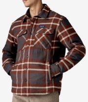 Patagonia LW Insulated Fjord Flannel Jas (ashore ink black)