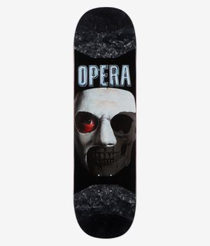 Opera Skull Mask Symmetrical Pop Slick 8.5" Skateboard Deck (multi)