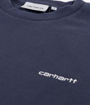 Carhartt WIP Script Embroidery Bluza (air force blue white)