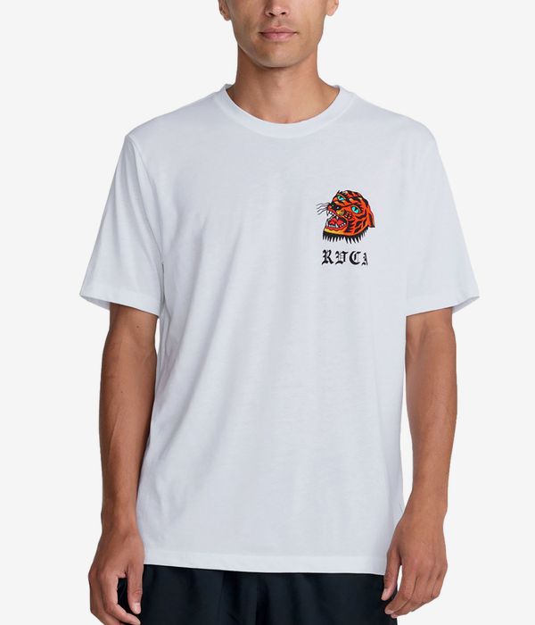 RVCA Kaleb Tiger T-Shirt (white)