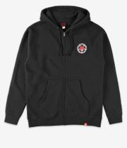 Spitfire Pentagram Drip Dbl Sudadera con cremallera (black red white)