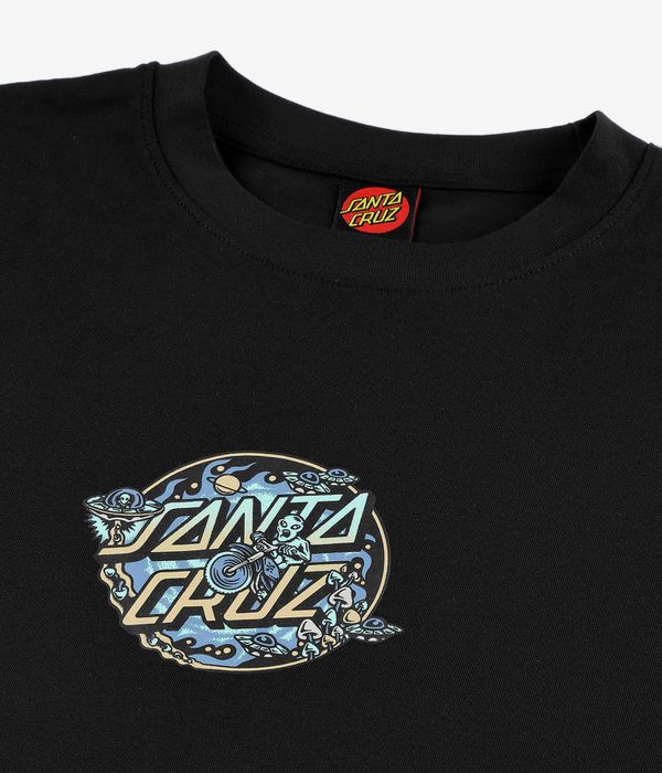 Santa Cruz Winkowski Dope Planet 2 Dot Camiseta de manga larga (black)