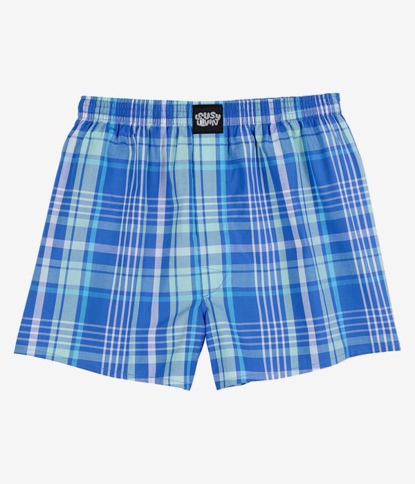 Lousy Livin Organic Check Boxershorts (port blue)