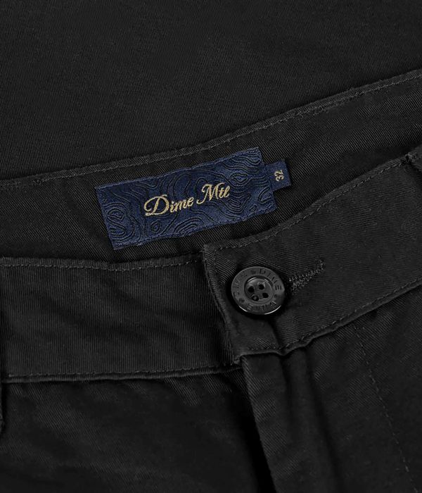 Dime Baggy Chino Shorts (black)