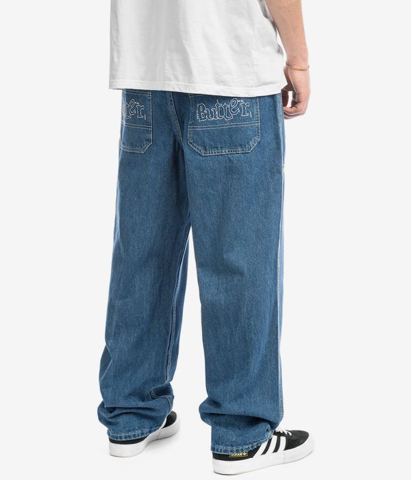 Butter Goods Breakdown Relaxed Denim Jeans (solid blue)