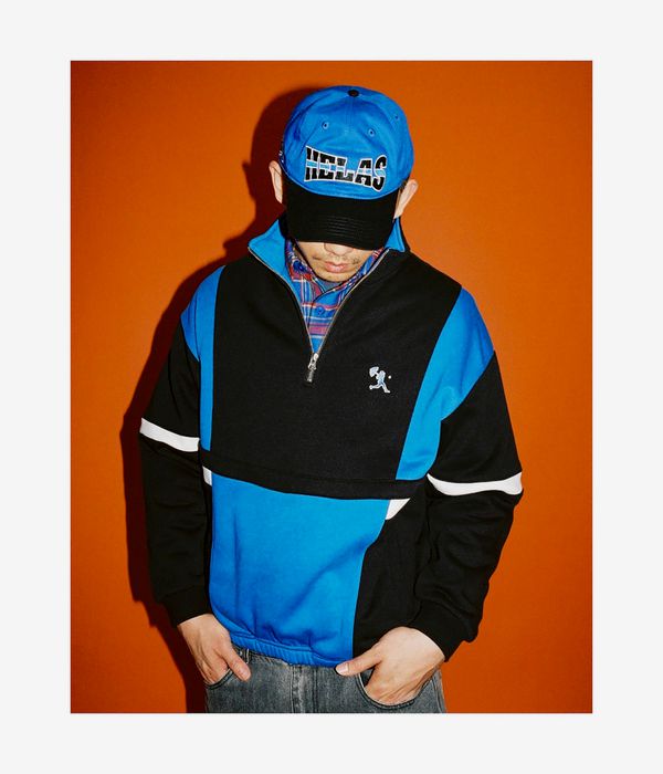 Hélas Hoop 1/4-Zip Sweatshirt (blue black)