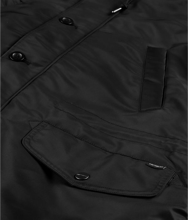 Carhartt WIP HD Olten Parka Jacket (black)