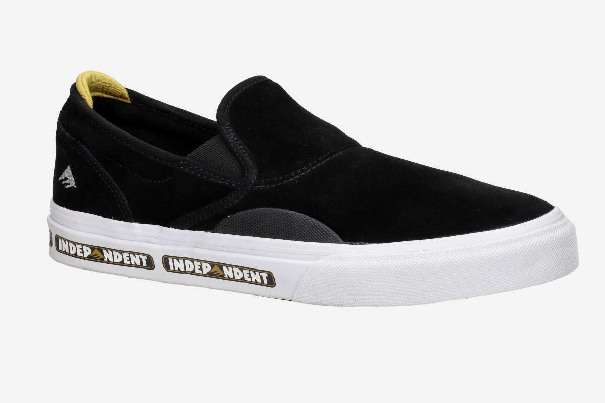 Emerica x Independent Wino G6 Slip-On Shoes (black)