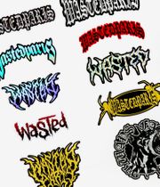 Wasted Paris Blind Pack Naklejka (multicolor)