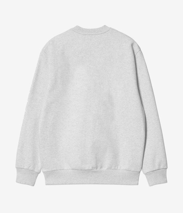 Carhartt WIP Basic Sweatshirt (ash heather cozy purple)