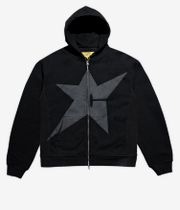 Carpet Company Puff Print Felpa Hoodie con zip (black)