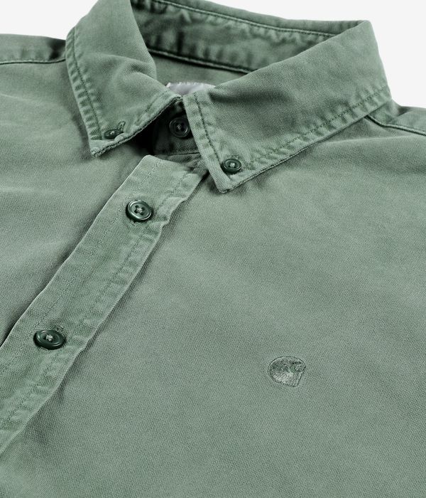 Carhartt WIP Bolton Oxford Chemise (duck green garment dyed)