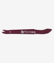 Krooked Kader Guest Tri-Plane 9.75" Skateboard Deck (maroon)