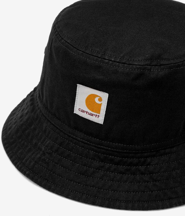 Shop Carhartt WIP Heston Bucket Hat (black discovery green) online