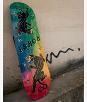 Real Ishod Cat Scratch DBX Twin Tail Slick 8.25" Skateboard Deck (tie dye)