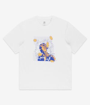 adidas DRE T-Shirt (white team royal blue hazy orang)