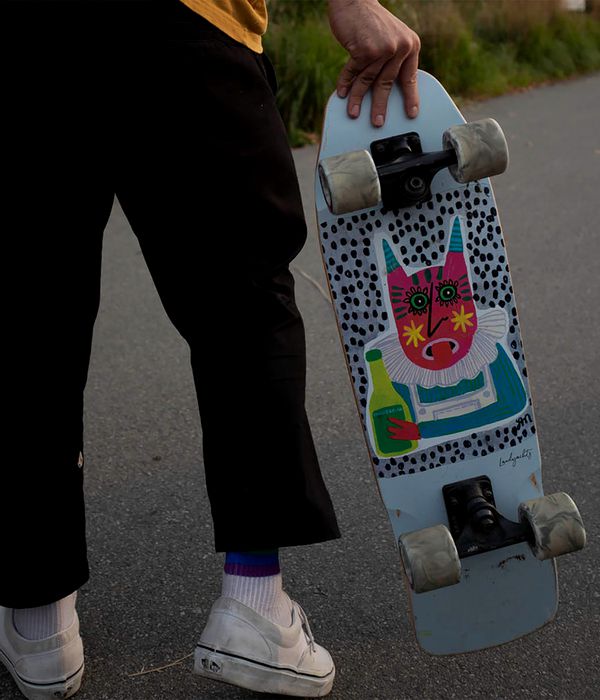 Landyachtz Dinghy 28.5" (72,4cm) Cruiser (shape 9 chartreuse)