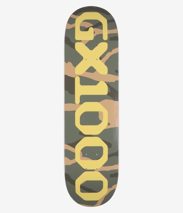 GX1000 OG Logo 8.5" Planche de skateboard (camo yellow)