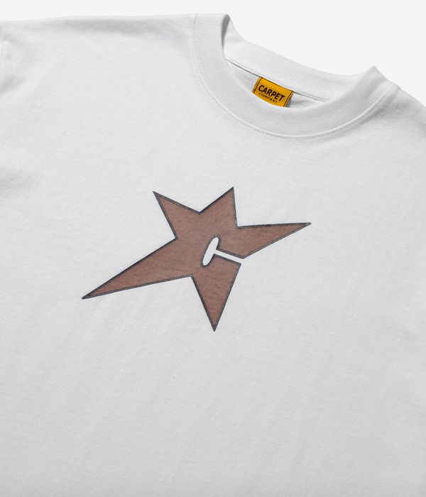 Carpet Company C-Star Logo T-Shirt (white brown)