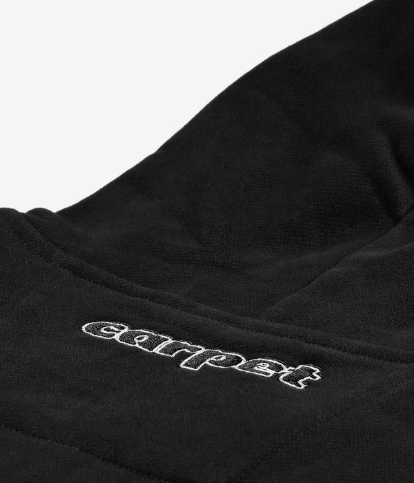 Carpet Company Bizarro Rhinestone Zip-Sweatshirt avec capuchon (black)