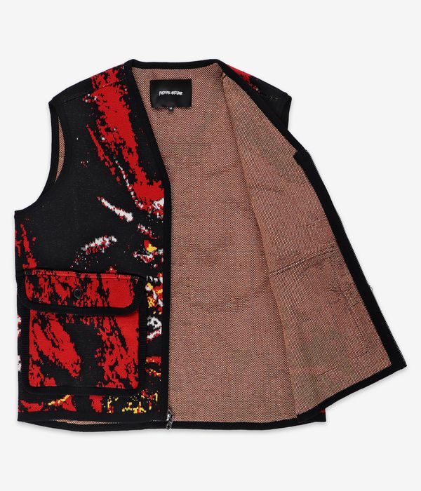 Fucking Awesome Better Half Knitted Utility Kamizelki (aop)