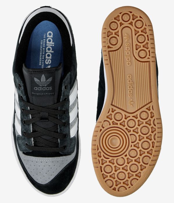 adidas Skateboarding Centennial 85 Low Schuh (core black grey white)