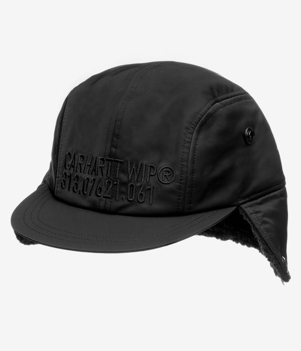 Shop Carhartt WIP Olten Ear Guard Cap black black online skatedeluxe