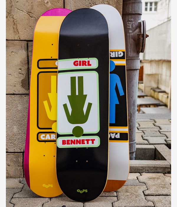 Girl Bennett Oops 8.5" Tavola da skateboard (black)